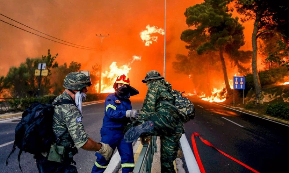 Πρόληψη για την τουρκική απειλή! Καίριος ο ρόλος του Στρατού στις ασύμμετρες απειλές με τις πυρκαγιές